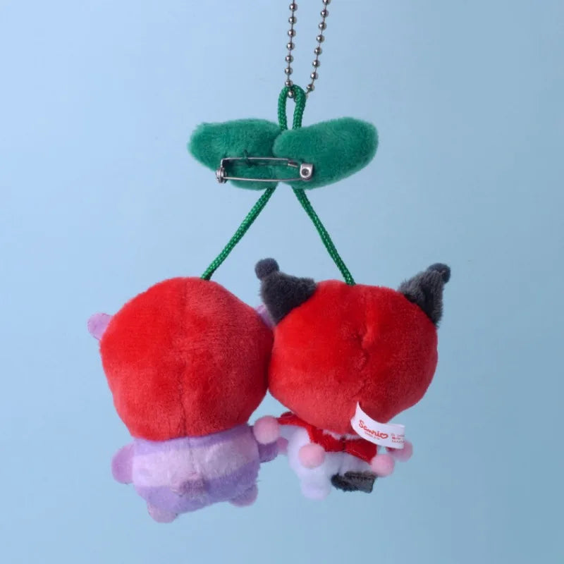 Sanrio Cherry Plush Keychain Pendant