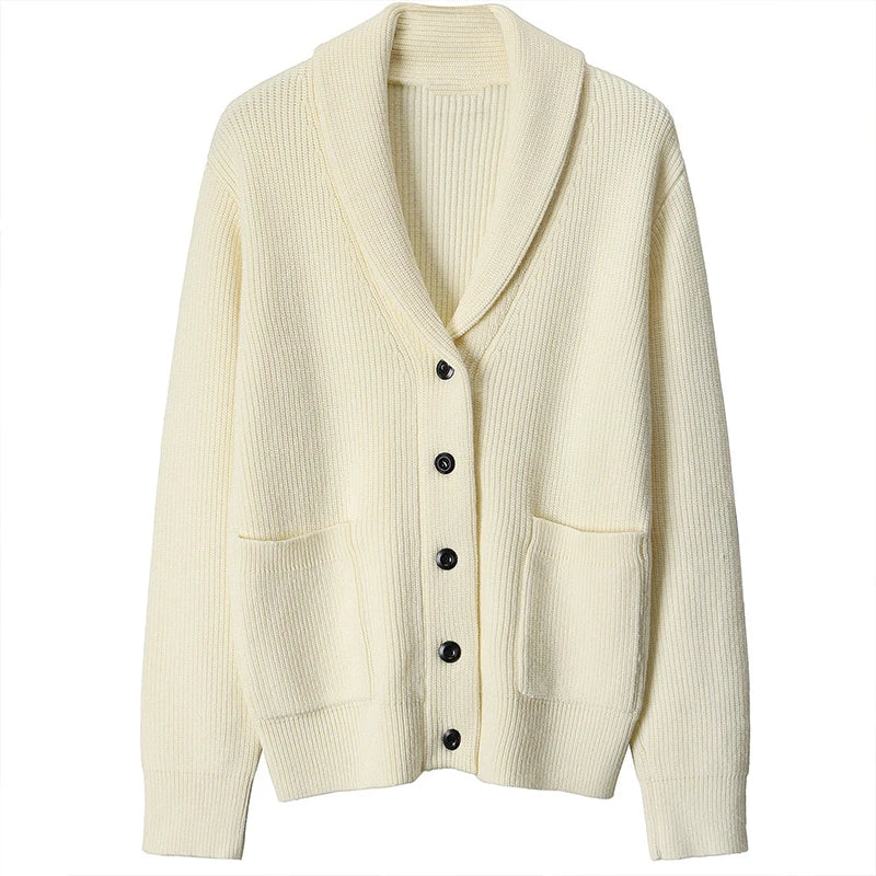 Men's Knitted Button Cardigan Sweater Coat