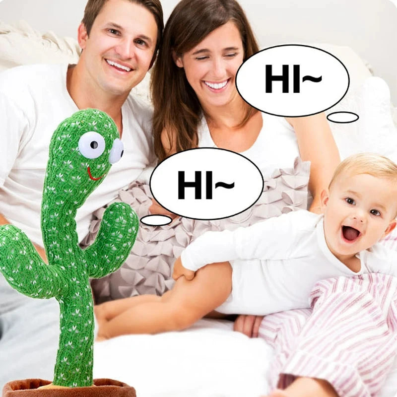Dancing Talking Cactus Plush Toy With Music