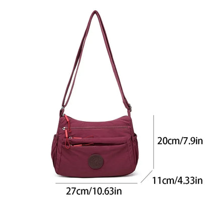 Multi-layer Casual Light Weight Shoulder Crossbody Bags