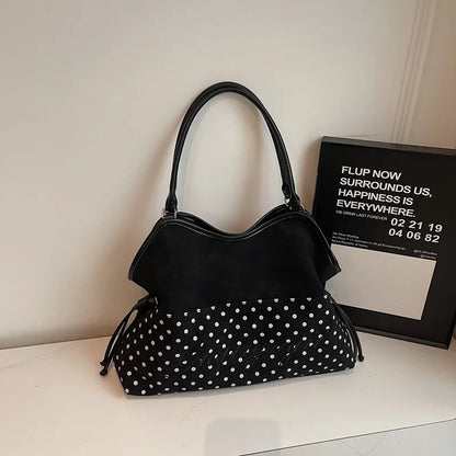 Women's Tote Bags Y2k Fashion Sweet Polka Dot Handbag