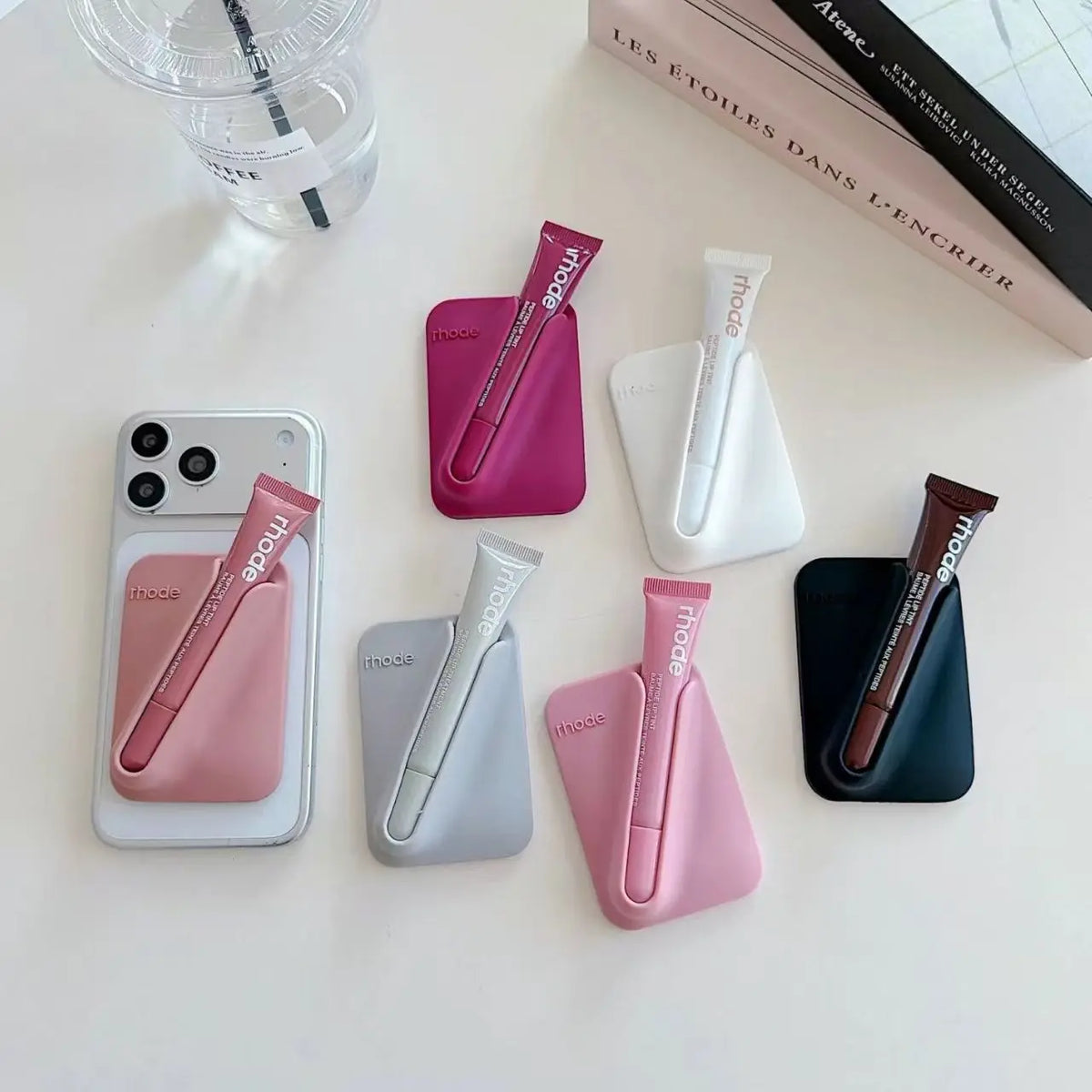 Magnetic Lip Holder Case For iPhone