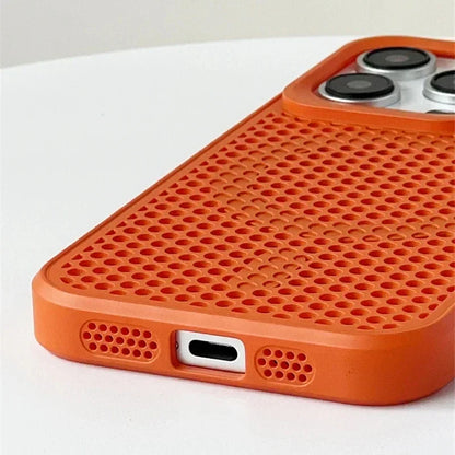 Cooling MagSafe Mesh iPhone Case – Heat Dissipation Breathable Cover