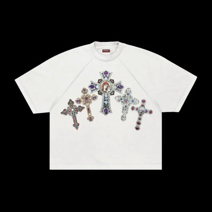 Y2K Graphic Print Oversized Tee – Retro Streetwear Sweatshirt