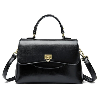Designer Leather Handbag for Women – Multilayer Crossbody Shoulder Bag