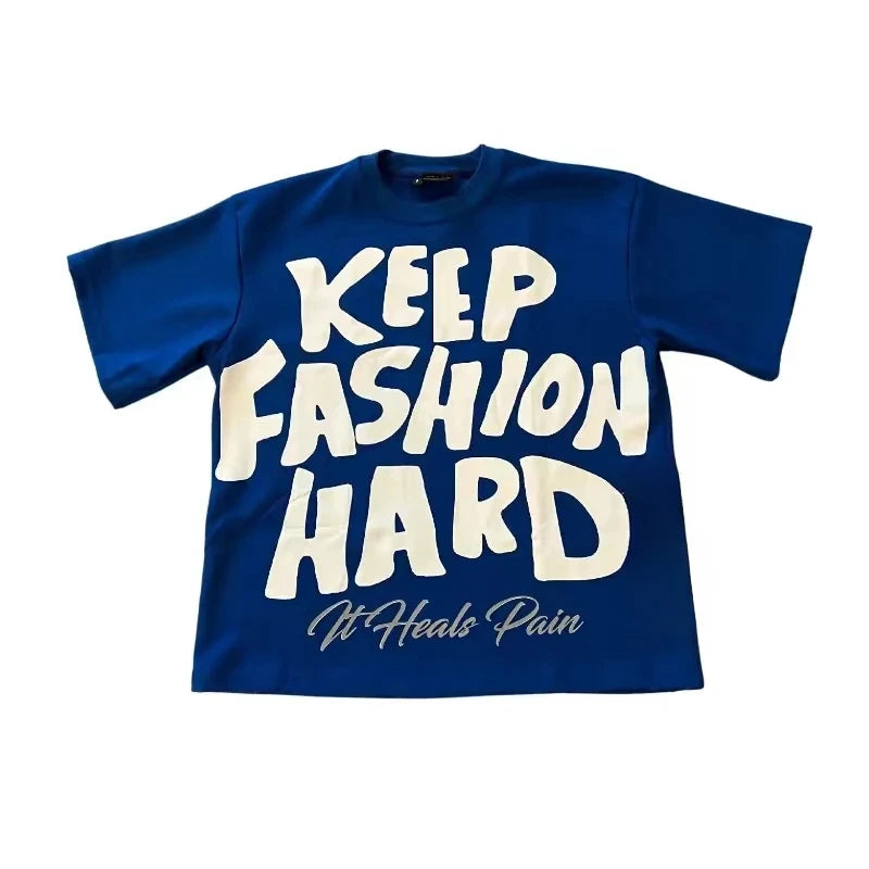 Graphic Print Cotton T-Shirt – Unisex Oversized Streetwear