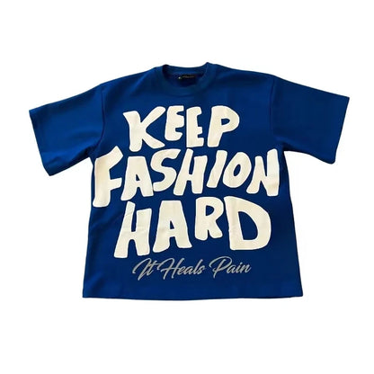 Graphic Print Cotton T-Shirt – Unisex Oversized Streetwear
