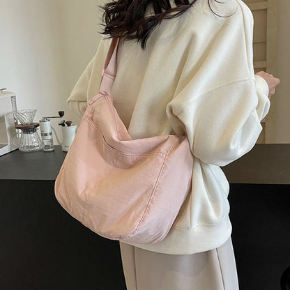Nylon Fabric Women's Shoulder Bag Large Capacity