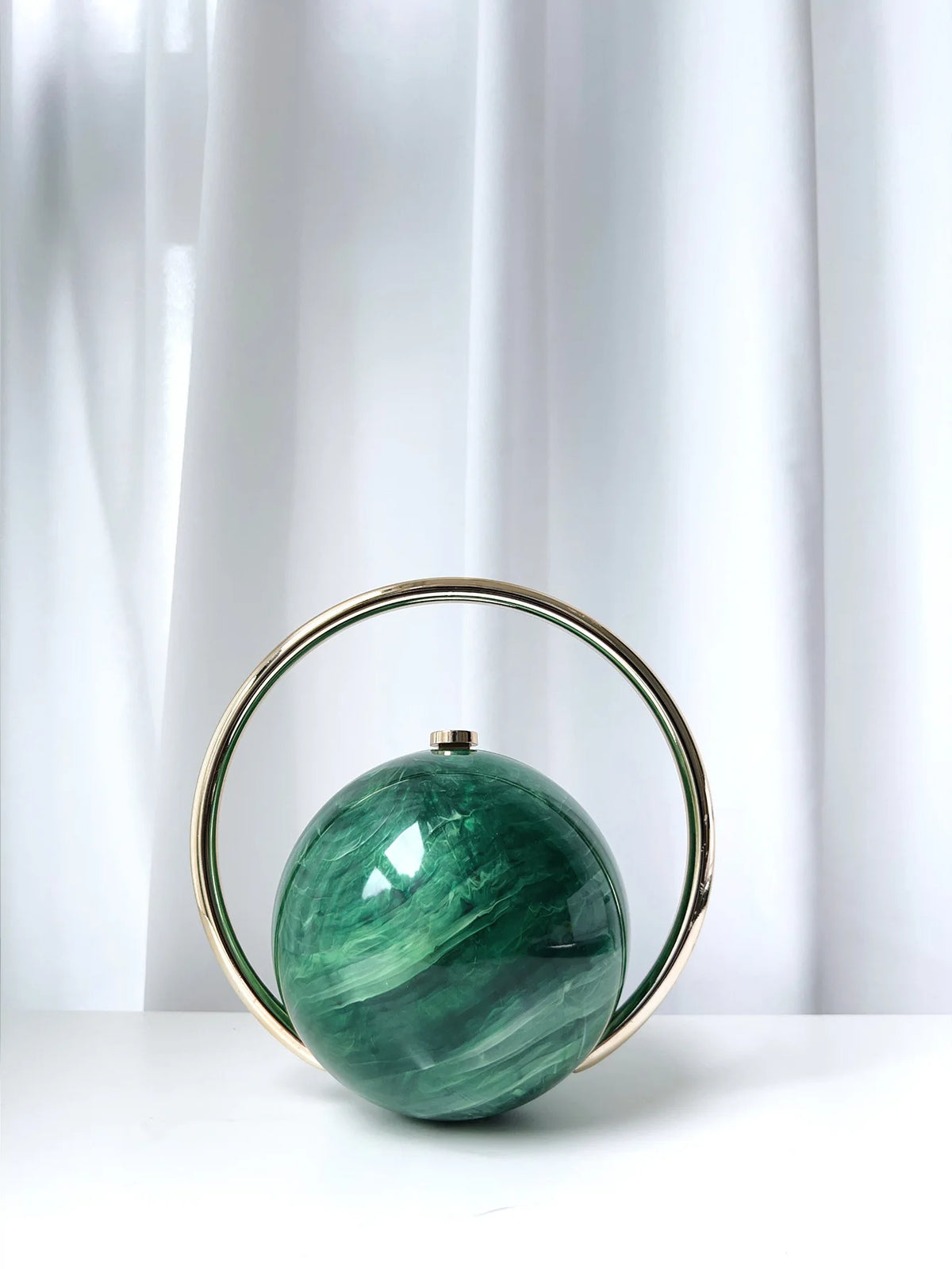 Round Ball Clutch Bag for Women – Luxury Mini Shoulder Purse