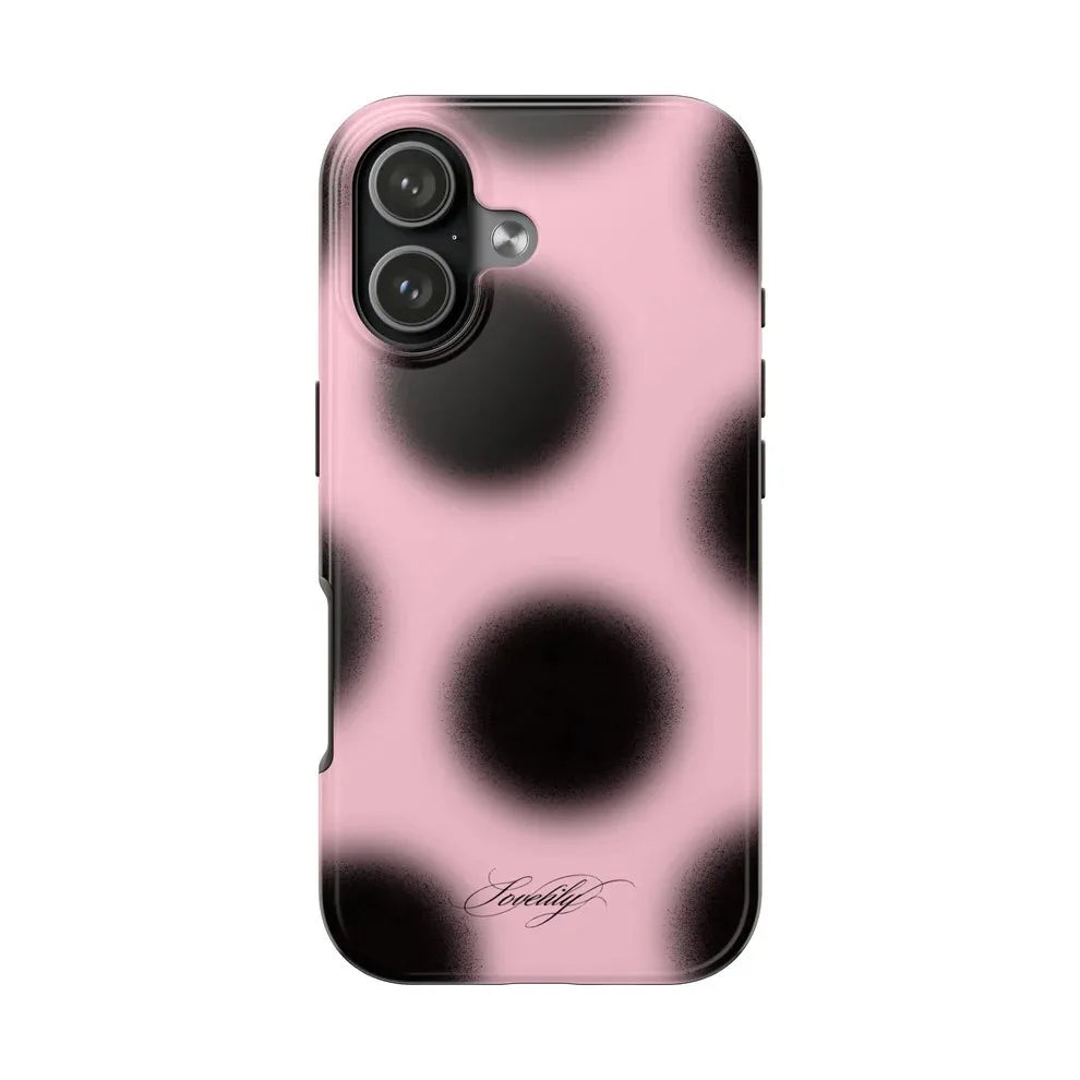 Pink Brown Stripe Phone Case – iPhone 17 16 15 14 13 12 11 XS Pro Max Plus