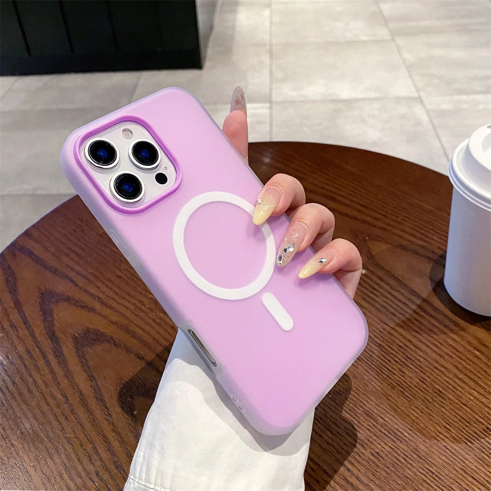 MagSafe Matte iPhone Case – Candy Colors | iPhone 11–17 Series