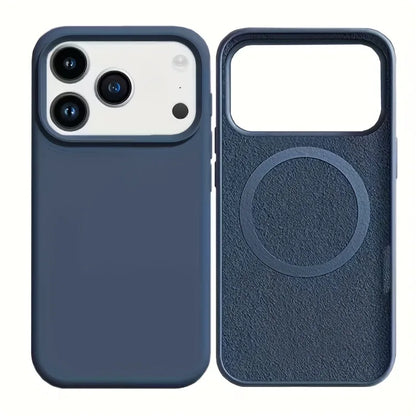 Original Liquid Silicone Phone Case Iphone 17 15 Pro Max Soft Cases 16 14 13 Air Magsafe Cover