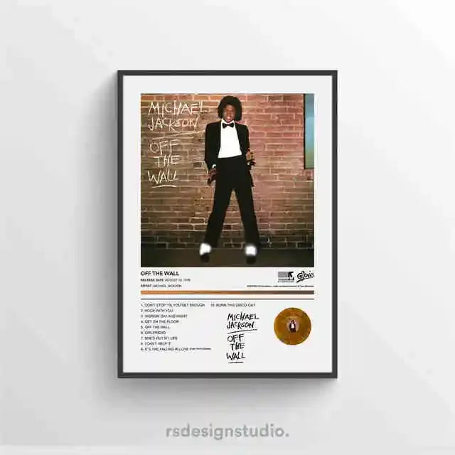 Michael Jackson Wall Art Canvas Print – Music Legend Poster for Home Decor