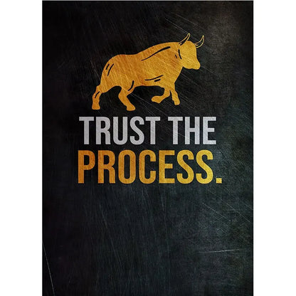 Stock Trading Motivational Wall Art Poster – Buy Fear Sell Greed