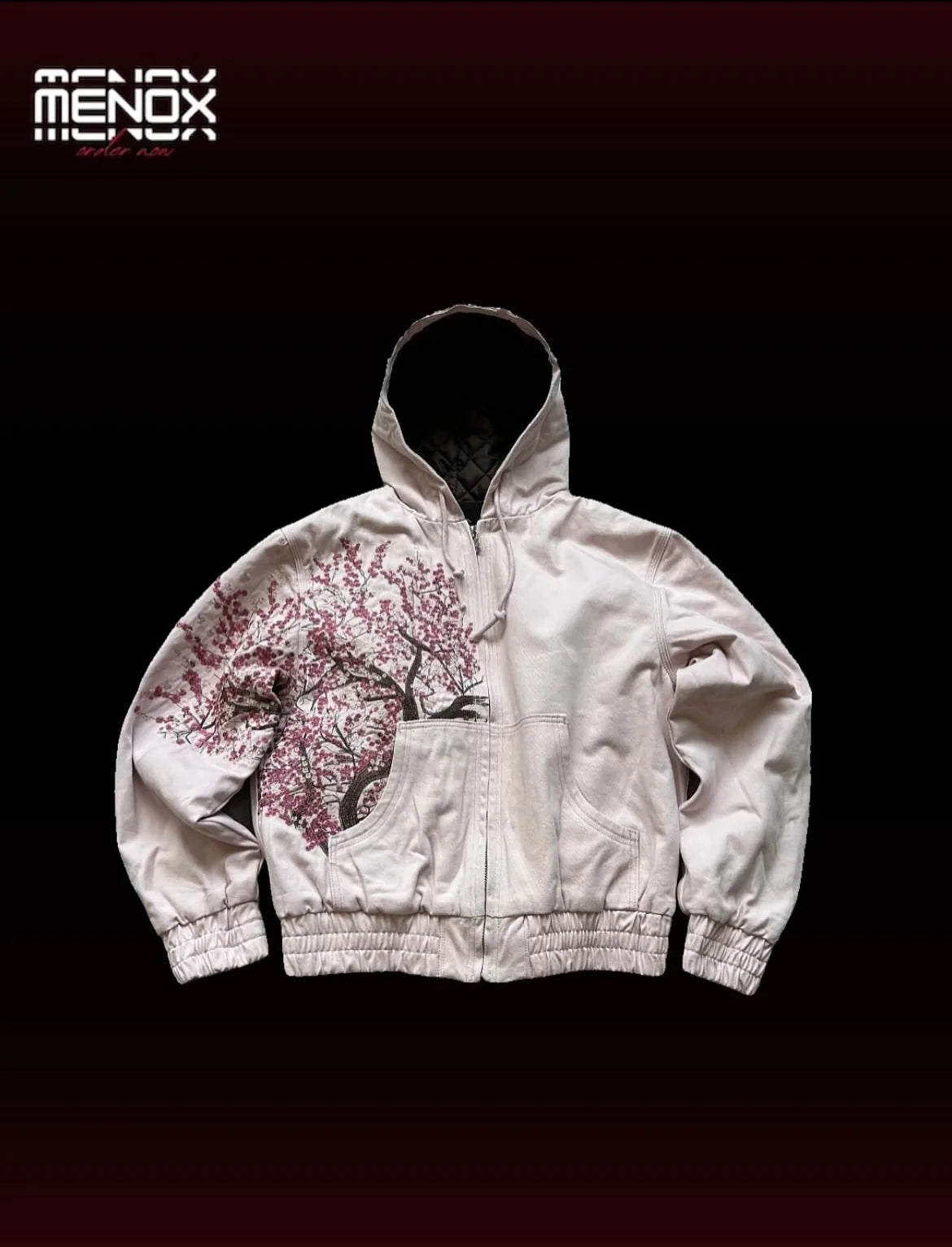 Y2K Camo Floral Embroidery Zip-Up Hoodie Jacket – Women's Streetwear