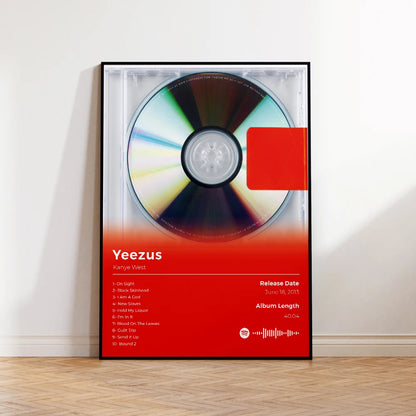 Kanye West Graduation Album Poster Canvas Print Wall Art