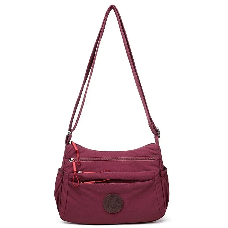 Multi-layer Casual Light Weight Shoulder Crossbody Bags