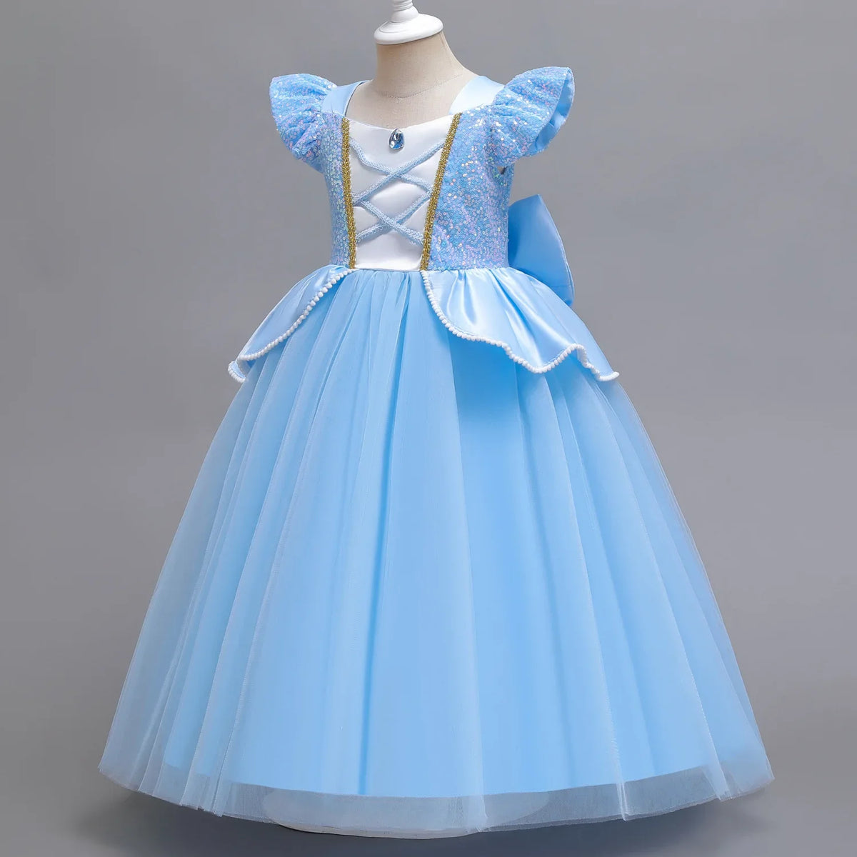 Cinderella Princess Ball Gown Costume Dress