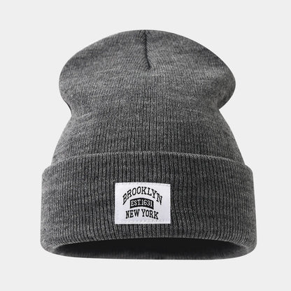 Brooklyn New York Knit Beanie – Unisex Winter Skull Cap