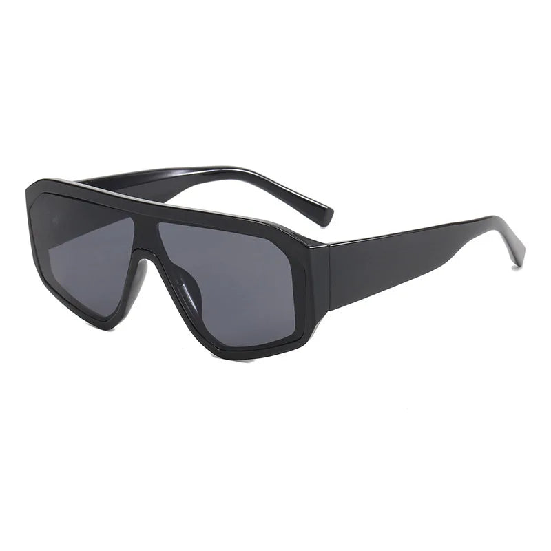 Oversized Square Shield Sunglasses for Women & Men – UV400 Mirror
