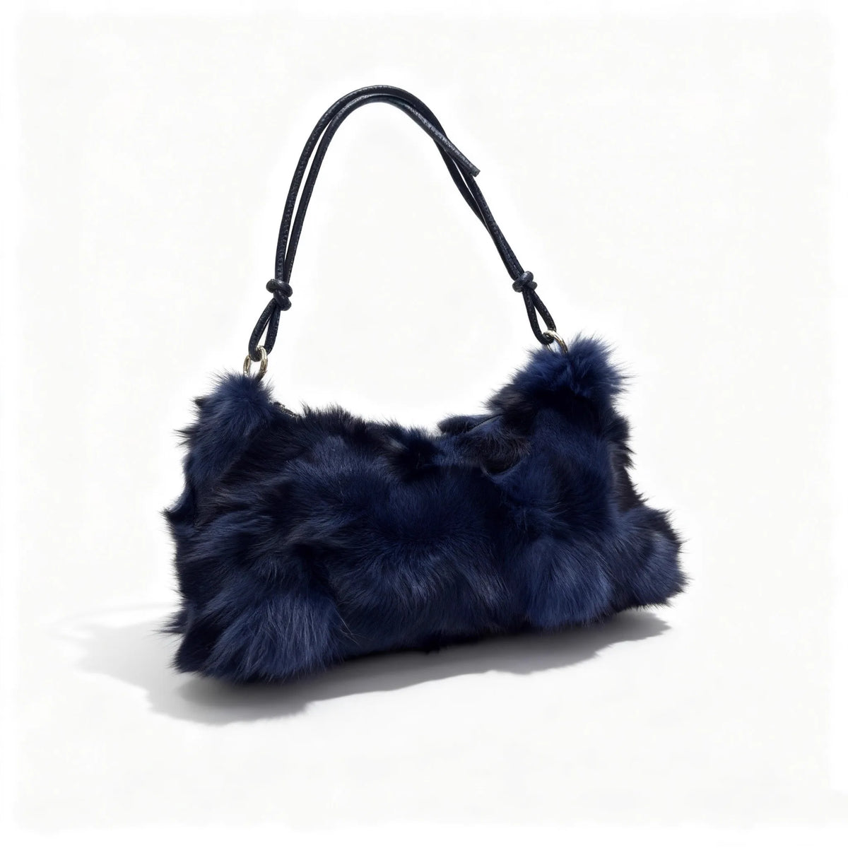 Fluffy Fur Shoulder Bag for Women – Luxury Handbag & Purse