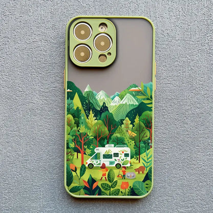 Forest Camping Landscape iPhone Case – All Models
