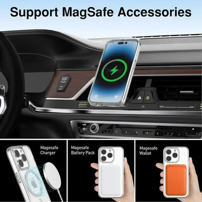 Clear MagSafe iPhone Case – Magnetic Transparent Cover