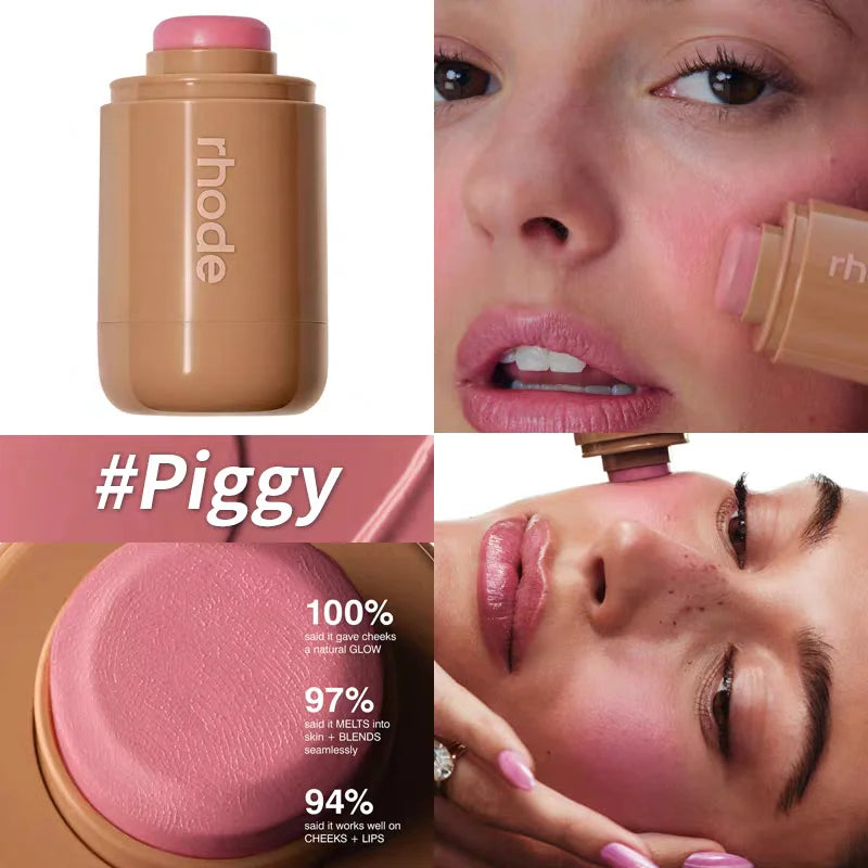 Makeup Cheek Blush Cream Blusher Stick Lip Gloss iPhone Case