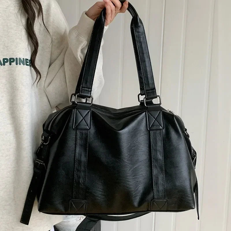 Big Black Shoulder Bags for Women Large Hobo