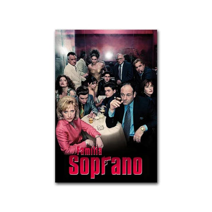 The Sopranos Canvas Print – Classic TV Series Wall Art
