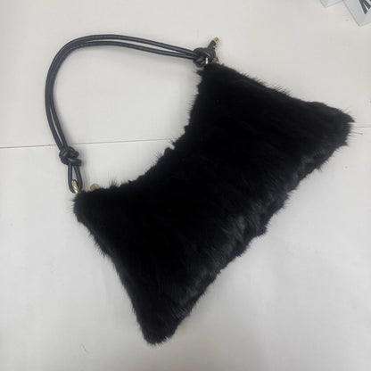 Mink Fur Shoulder Bag – Luxury Women's Crossbody Handbag