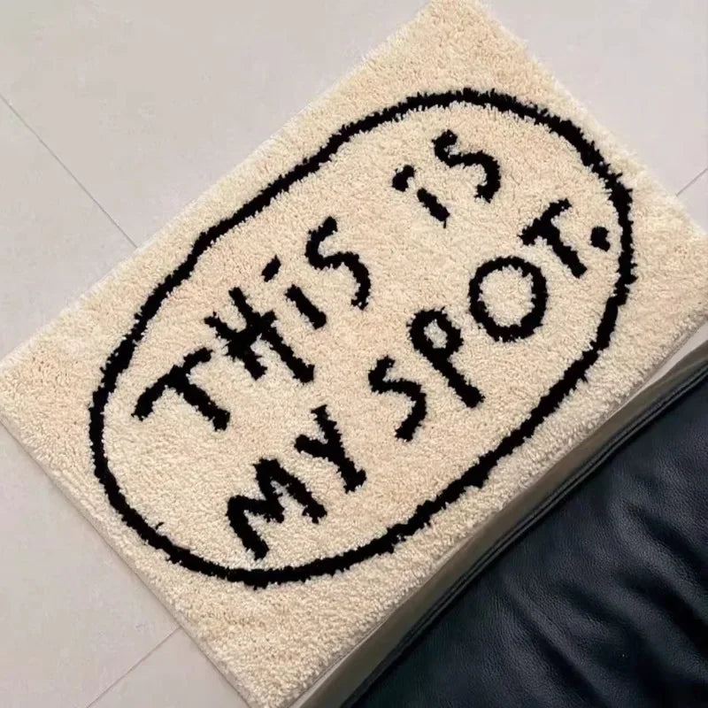 My Charging Station Letter Rug – Non-Slip Bedroom & Living Room Mat