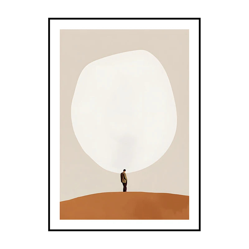 Surrealist Diver Wine Glass Wall Art Poster – Unframed Print