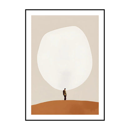 Surrealist Diver Wine Glass Wall Art Poster – Unframed Print