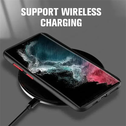 Samsung Galaxy Magnetic Matte Case – Wireless Charging Compatible
