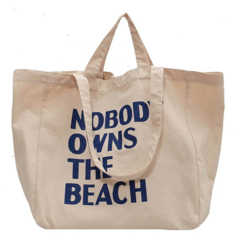 Large Canvas Bag Women Shoulder Handbag