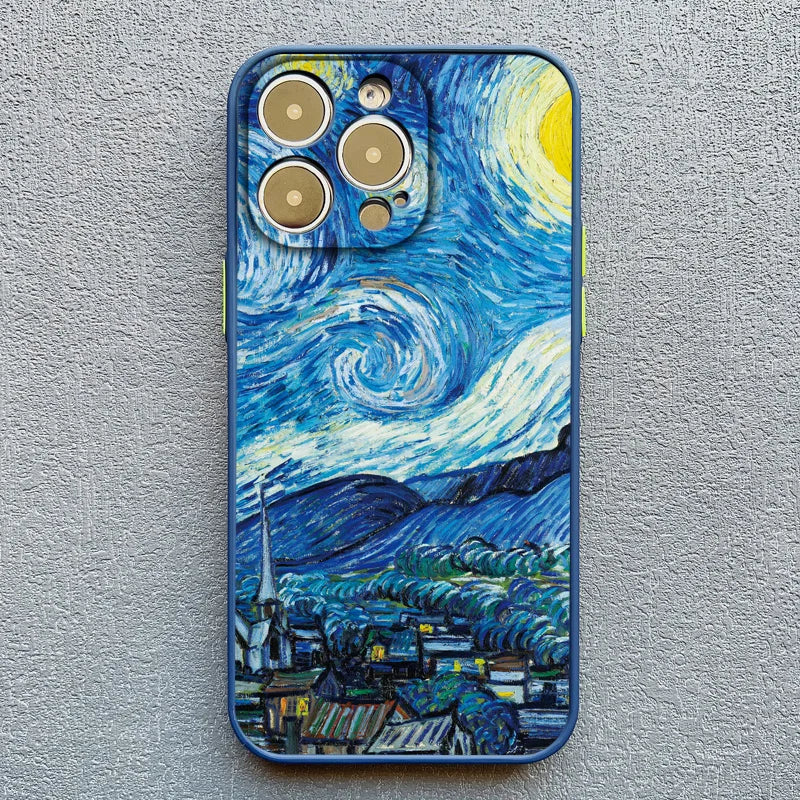 Van Gogh Oil Painting Phone Case for iPhone 17 16 15 14 13 12 11 X Series