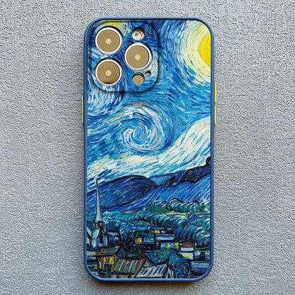 Van Gogh Oil Painting Phone Case for iPhone 17 16 15 14 13 12 11 X Series