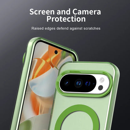 Candy Clear MagSafe Google Pixel Case – Shockproof Slim Bumper