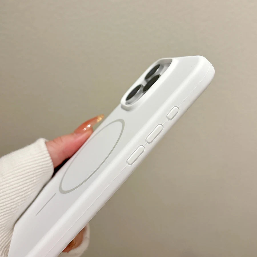 Liquid Silicone MagSafe iPhone Case – Magnetic Wireless Cover