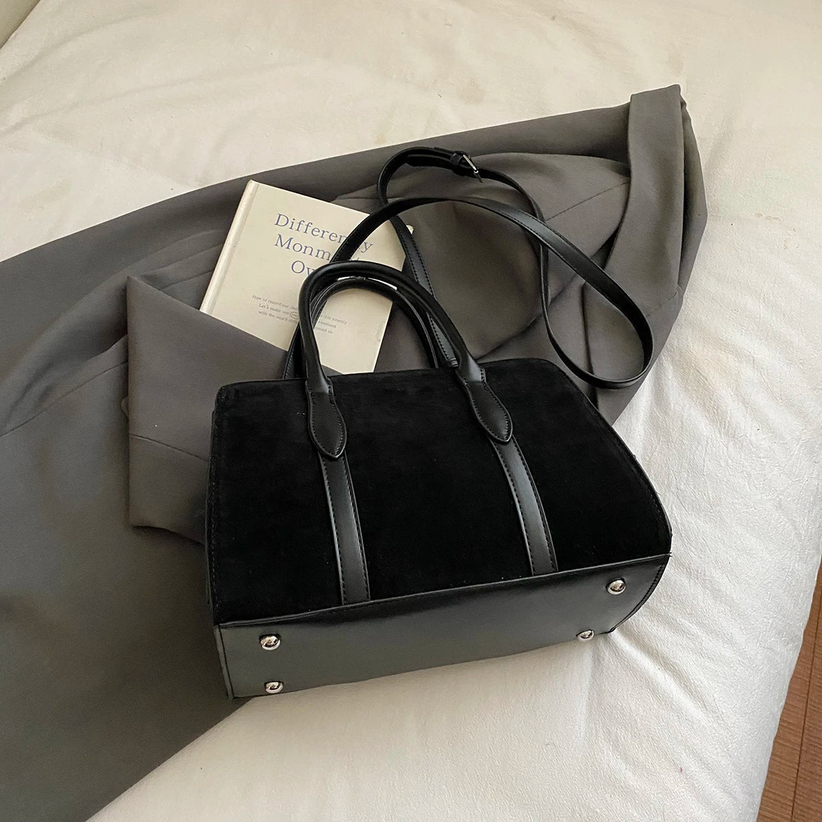 Women Suede Shoulder Bag