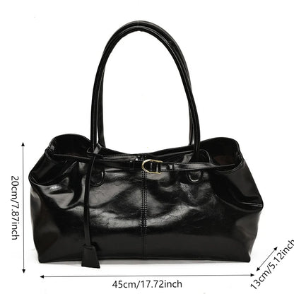 Vintage Handbag for Women Large Capacity New Underarm Commuting Bag