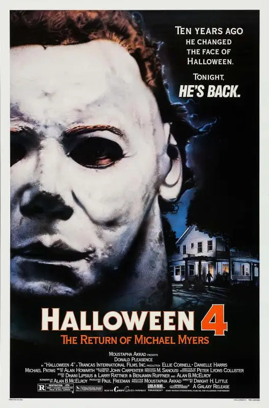 Horror Movie Wall Art Poster – Classic Halloween & Slasher Film Prints for Home Decor