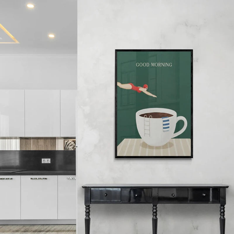 Simple Trendy Printing Poster Canvas Painting Modern Art Print Minimalist Wall Picture Living Room