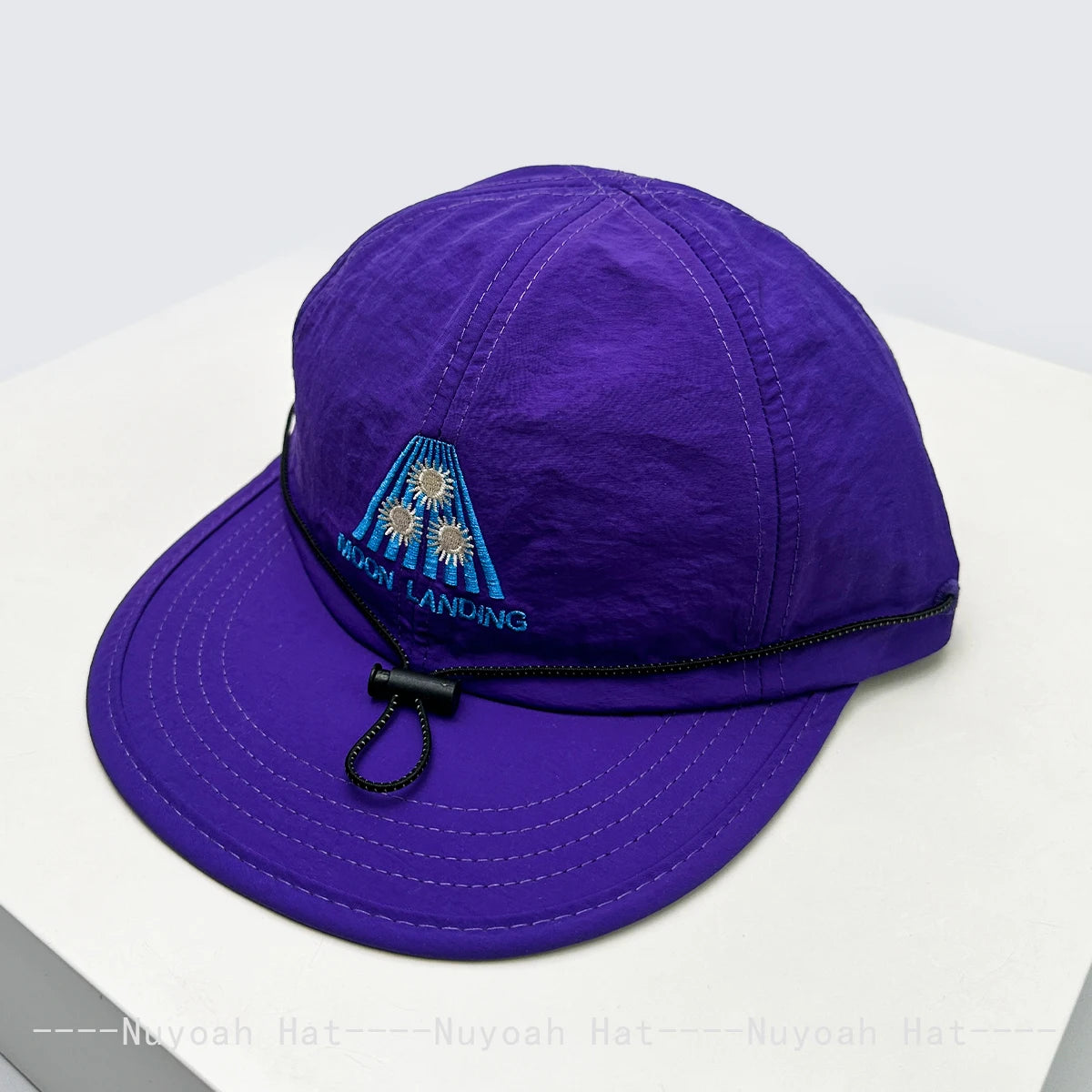 Embroidered Baseball Cap with Drawstring – Quick-Dry Unisex Sun Hat