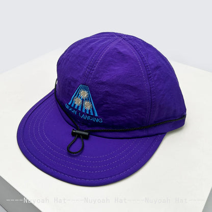 Embroidered Baseball Cap with Drawstring – Quick-Dry Unisex Sun Hat