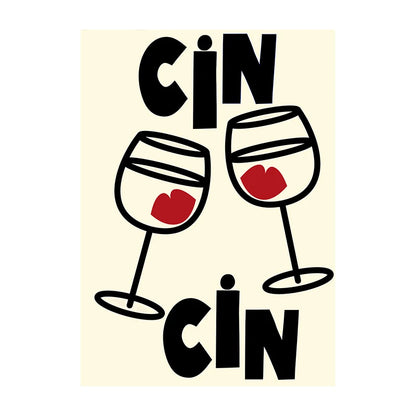 Cocktail & Drinks Wall Art Poster – Retro Minimalist Bar Print
