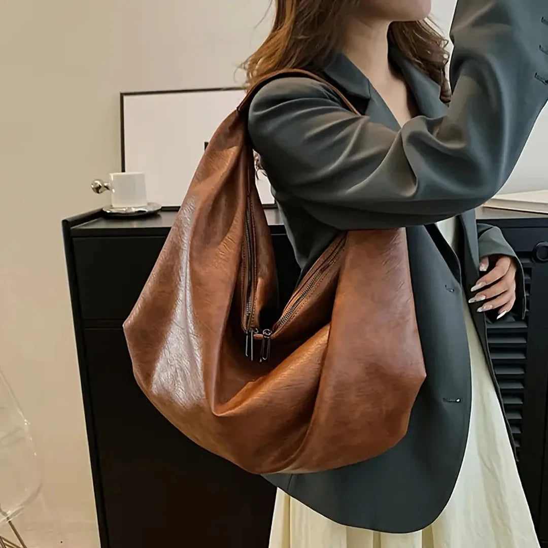 Large Capacity Minimalist Dumpling Shoulder Bag