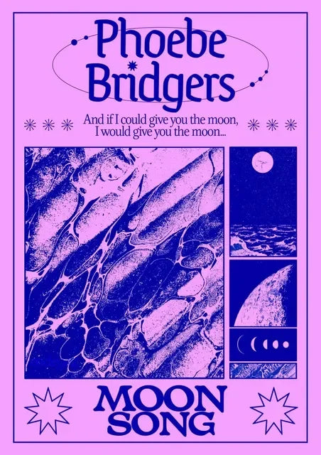 Phoebe Bridgers Music Poster – Moon Song Wall Art Print