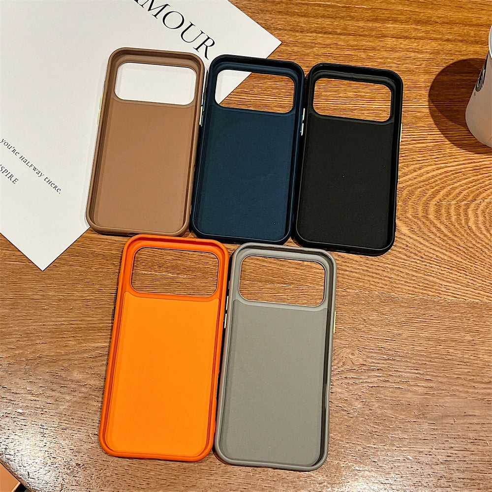 Magnetic Fabric Matte iPhone Case – iPhone 15 16 17 Pro Max MagSafe Compatible
